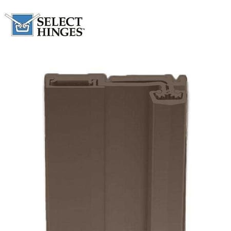Select Hinges Select-Hinges85" Geared Full Surface Continuous Hinge - Swing clear - 1/32" Door Inset - Dark Bronze SLH-21-85-BR-HD